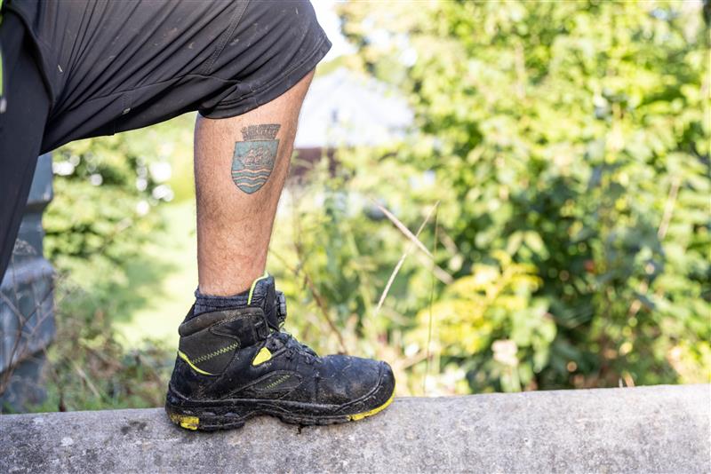 Tatovering av Arendals kommunevåpen