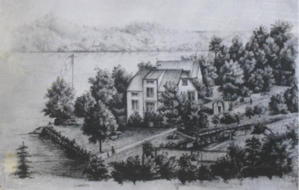 Slaabervig 1863. Bilde fra KUBEN museum og arkiv. - Klikk for stort bilde