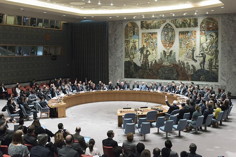 Bilde av sikkerhetsrådet i FN - Klikk for stort bilde