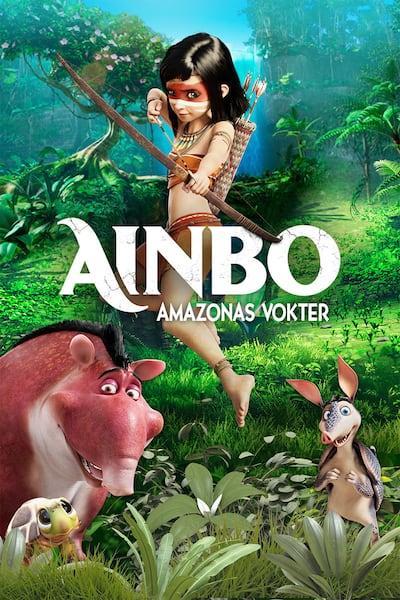Filmplakat Ainbo Amazonas vokter - Klikk for stort bilde